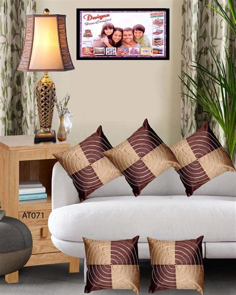Buy MNPJ Creations Decorative Designs Jute Throw/Pillow Cushion Covers ...