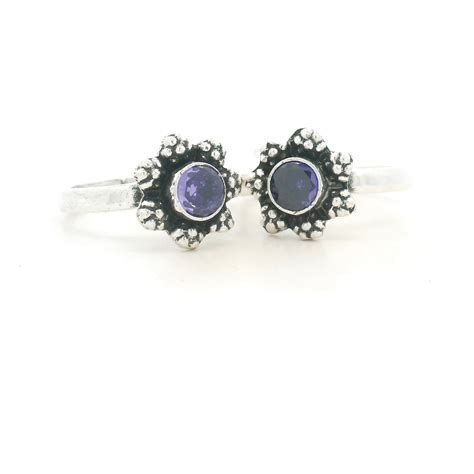 Dual Stone Toe Ring