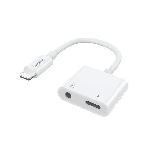 Joyroom Ljudadapter Lightning till Lightning & 3,5 mm AUX - Vit ...