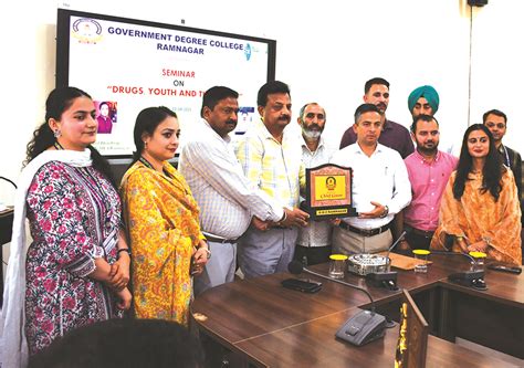 GDC Ramnagar Hosts Seminar - Early Times Newspaper Jammu Kashmir