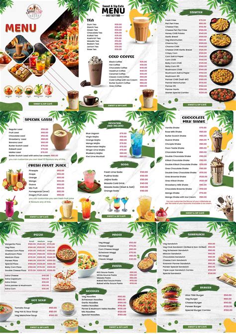 Restaurant Menu Card PSD Templates Pack – 9 Fully Editable Food Menu ...
