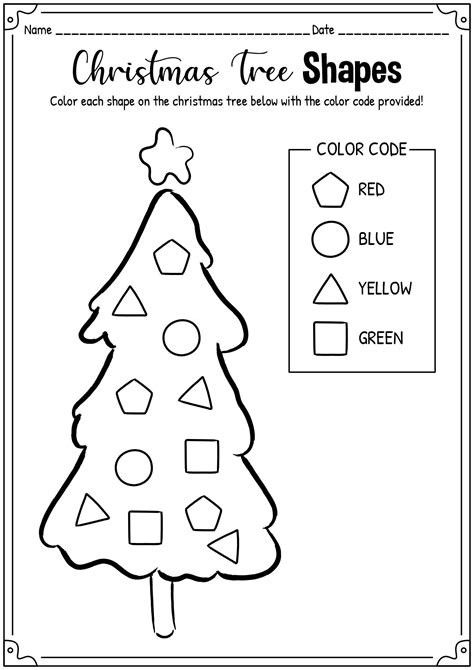 Free Printable Christmas Kindergarten Worksheets - Printable Board Games