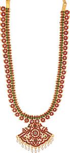 bharatanatyam jewellery Gold-plated Plated Brass Chain Price in India ...