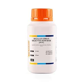 TM MEDIA - BACILLUS CEREUS SELECTIVE AGAR BASE (MYP) (ISO 7932:2004 ...