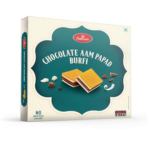 Haldiram's Chocolate Aam Papad Burfi 400g : Amazon.in: Grocery ...