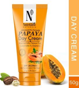 NutriGlow NATURAL'S Advanced Pro Formula Papaya Day Cream SPF 20 PA++ ...