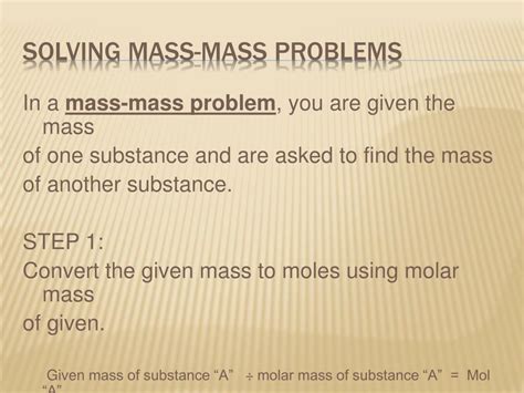 Rezultat imagine pentru Solving Stoichiometry Problems
