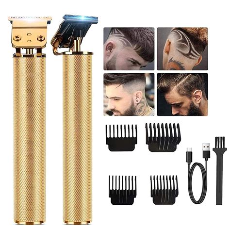 Amazon.com: Professional Hair Trimmer, Zero Gapped T-Blade Close ...