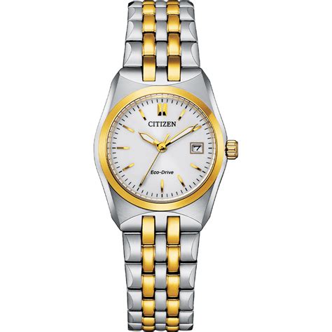 Citizen Eco-Drive 3 Hands White Dial Women's Watch EW2299-50A – Sai ...