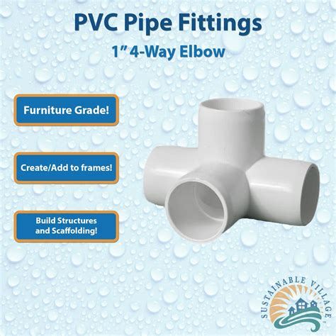 Buy Sustainable Village - PVC Pipe Fittings for Building Furniture and ...