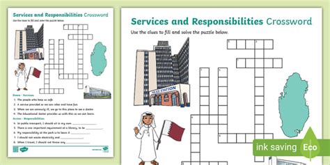 Service And Responsibilities Crossword