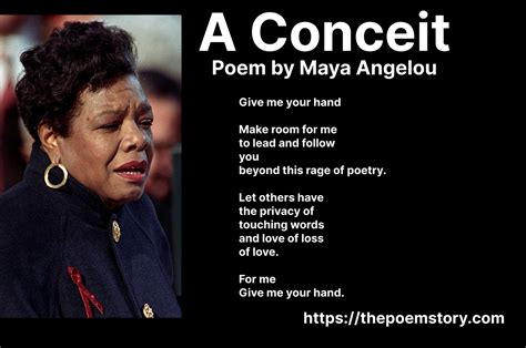 A Conceit Poem by Maya Angelou - Expressing Love and Connection ...