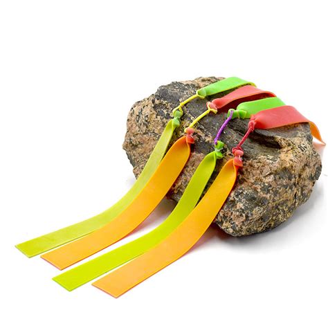 Slingshot Rubber Band 1.0mm Thickness Multicolor High Elasticity for O ...