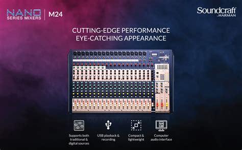 Soundcraft Nano M24, (Model: SCR-NANOM24EU) : Amazon.in: Musical ...