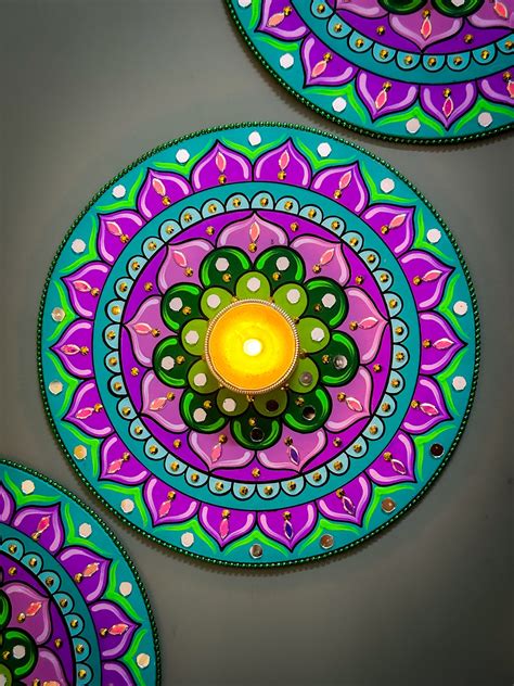 New Mandala Tealight Candle Holder – Tooartisticmandalas