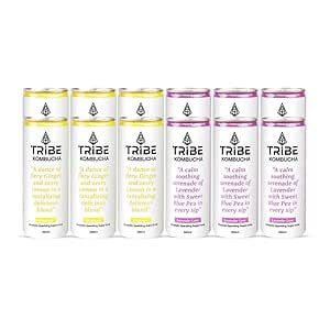 Tribe Kombucha Naturally Sparkling Herbal Tea | Probiotic Super Drink ...