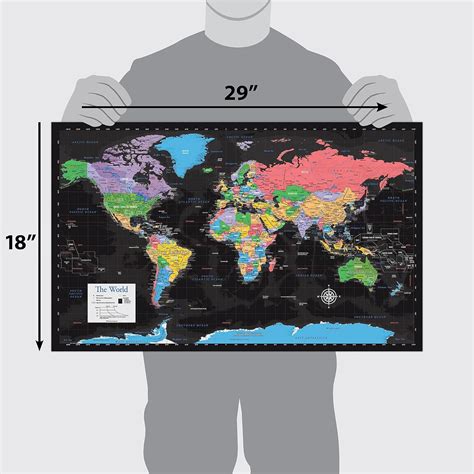 Laminated World Map 的图像结果