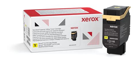 Genuine Xerox Yellow Standard Capacity Toner Cartridge For The Xerox C410/C415 (Use & Return ...