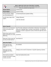 Image result for Project Reflection Sample