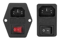 719W-UEL/723W-BEL: IEC C14 Inlets - Qualtek | DigiKey