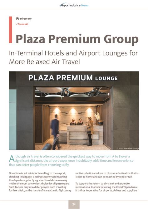 Plaza Premium Group | Airport Lounge Design and Management