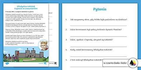 Władysław Łokietek | Czytanie ze zrozumieniem - Twinkl