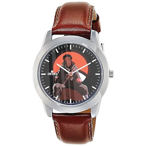 Buy AROA Watch New Watch for Obito Uchiha Anime Steel Metal Type Analog ...