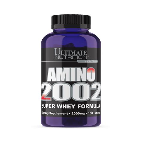 Ultimate Nutrition Amino 2002 Super Whey Formula Protein & Amino Acid ...