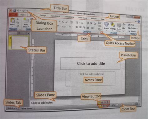 The computer teacher has given image of PowerPoint window to your ...