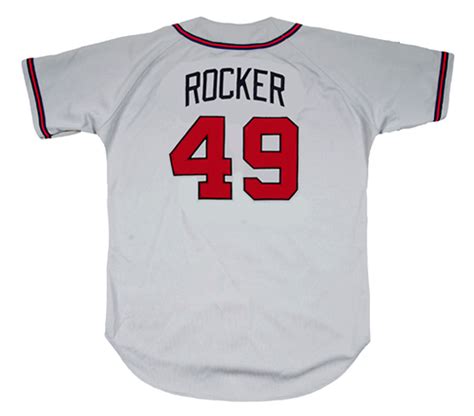 JOHN ROCKER | Atlanta Braves 1999 Away Majestic Throwback Baseball Jersey