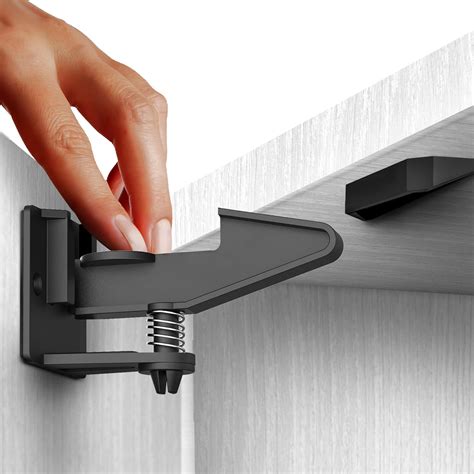 Buy Kitchen Cabinet Locks Child Safety - 10 Pack Adhesive Child Proof ...