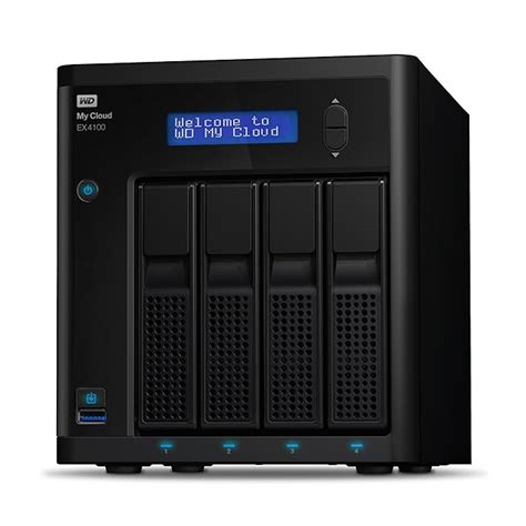 WD My Cloud EX4100 Diskless Expert Series 4-Bay Network Attached ...