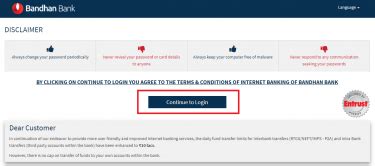 Bandhan Bank Net Banking New User - Registration & Login
