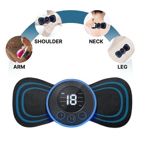 Mini Massager with 8 Modes and 19 Strength Levels, Rechargeable Electr ...
