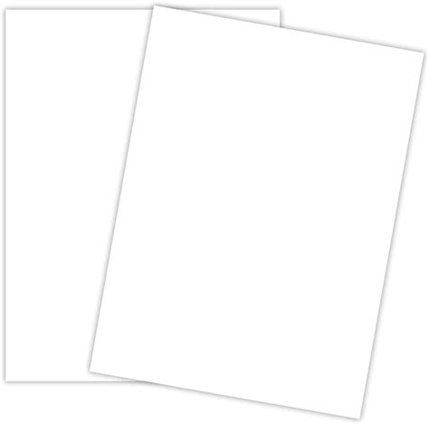 White Cardstock - Thick Paper for School, Arts and Crafts, Invitations ...