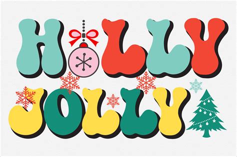 Holly Jolly Graphic by ArtStory · Creative Fabrica