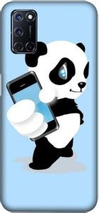 ANGELSKY Back Cover for OPPO A72 ( panda wallpaper, cartoons) PRINTED ...