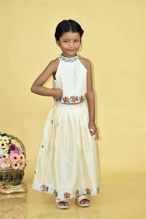 Diorama Designs "Underwater Wonderland" Handpainted Kids Crop Top & Le