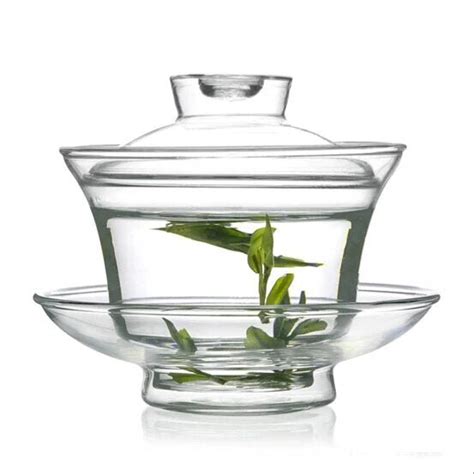 Gaiwan- The Brewing Cup With Saucer- Transparent | Beverage Accessories ...