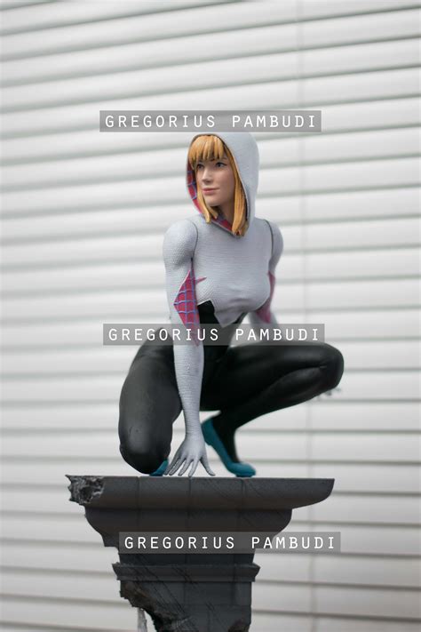 Spider-Gwen Fan Art Statue 3d Printable 3D model 3D printable | CGTrader
