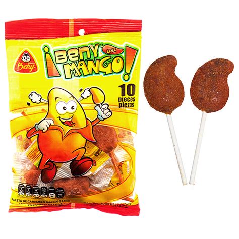 10ct Chile Spiced Mango Dried Fruit Pop Chili Lollipops Paletas de ...