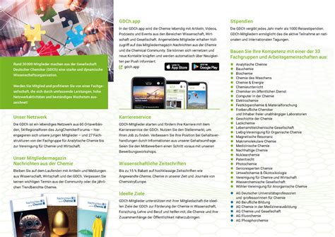 GDCh-Flyer Mitgliederwerbung (deutsch oder englisch) – GDCh-Shop