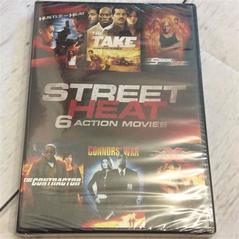 Street Heat 6 Action Films Hustle and Heat The Take Connors War Simon ...