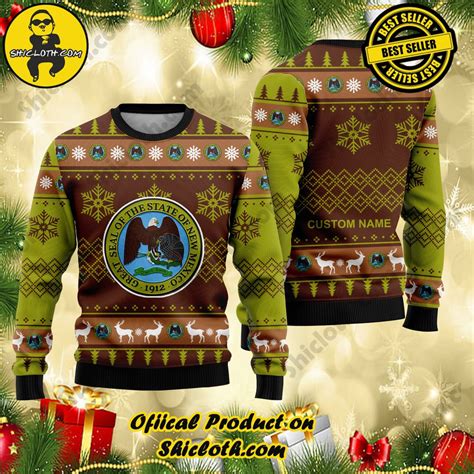 Personalized name New Jersey Christmas Ugly Sweaters - Shicloth