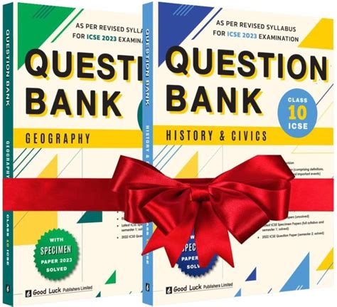 Good Luck ICSE Class X Question Bank (Geography, History & Civics ...
