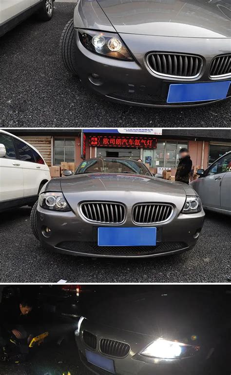 BMW Z4 Headlights 2003-2008 E85 LED Headlight DRL Hid Head lamp light ...