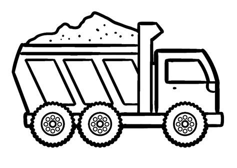 Simple Transportation Coloring Pages [2025]