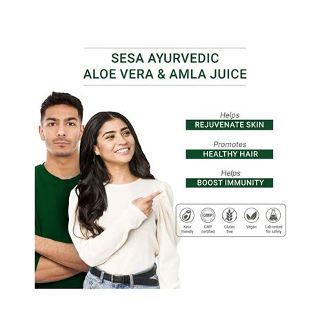 Sesa Ayurvedic Aloe Vera and Amla Juice 1L - Cureka - Online Health ...