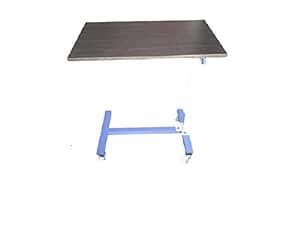 P.M.P.S. Bedside Laptop Working Portable Cart Tray Table with Natural ...