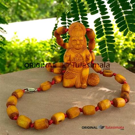 Shri Bajrang Bali Hanumanji Locket Handmade Design Original Tulsi
